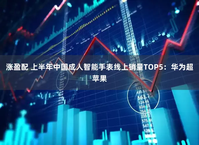 涨盈配 上半年中国成人智能手表线上销量TOP5：华为超苹果